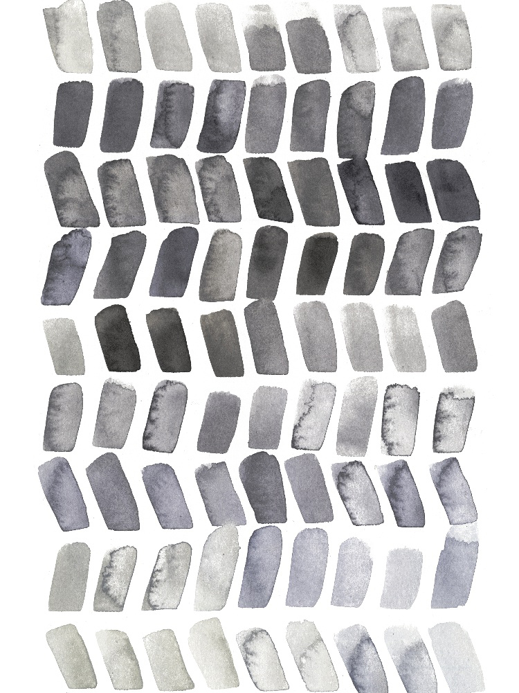 Watercolor Chevron II